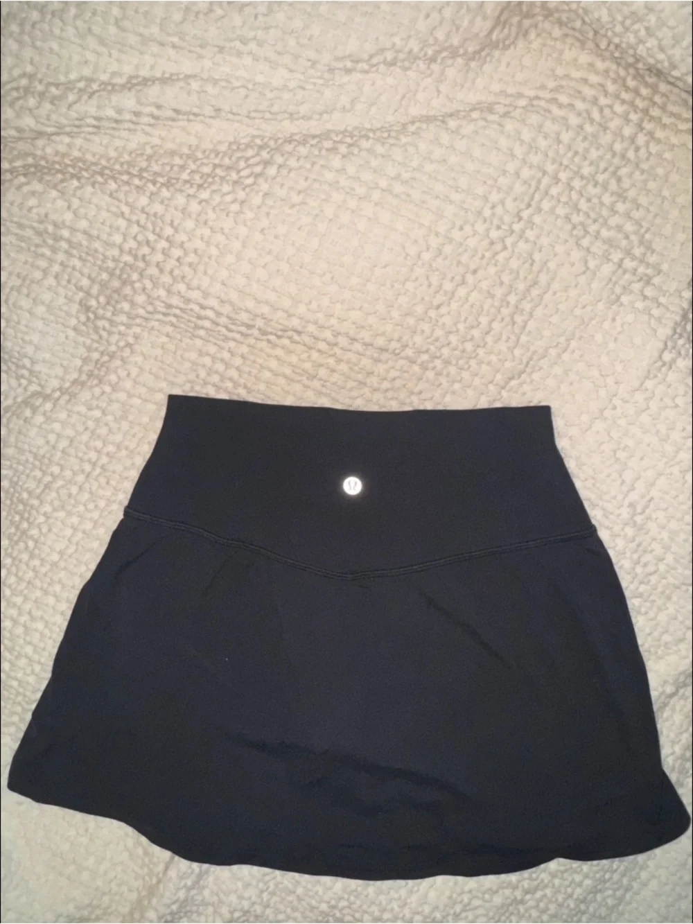 lululemon athletica Black Pull-On Active Mini Skirt